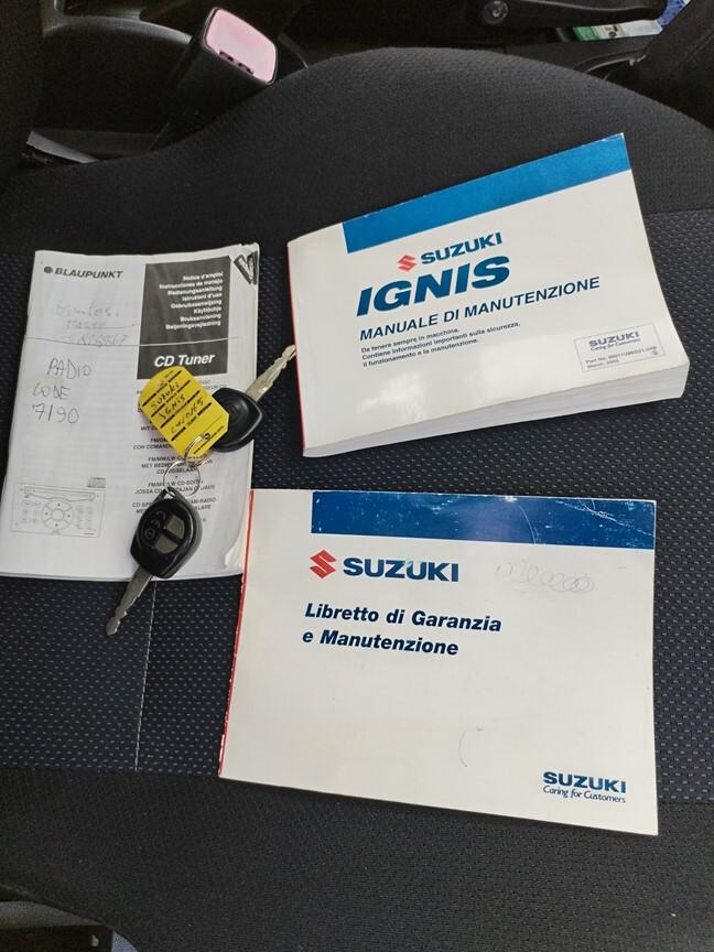 Suzuki Ignis 1.5 16V cat 4WD Deluxe 99000km unipro 10/2005 MANUTENZIONI PRE-CONSEGNA