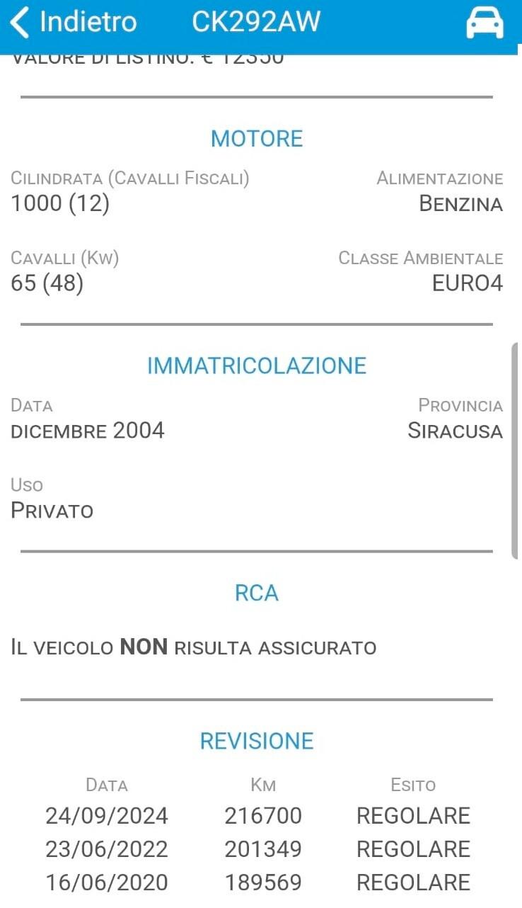 Toyota Yaris 1.0i VETTURA IN BUONE CONDIZIONI