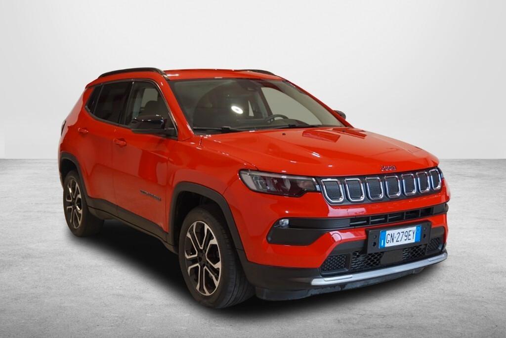 JEEP COMPASS 1.6 M-JET 16V 130CV 6M. 2WD LIMITED ( FARI LED - COCKPIT - ADAPTIVE CRUISE - PELLE - MIRROR - TELECAMERA POST. - CERCHI 18 )