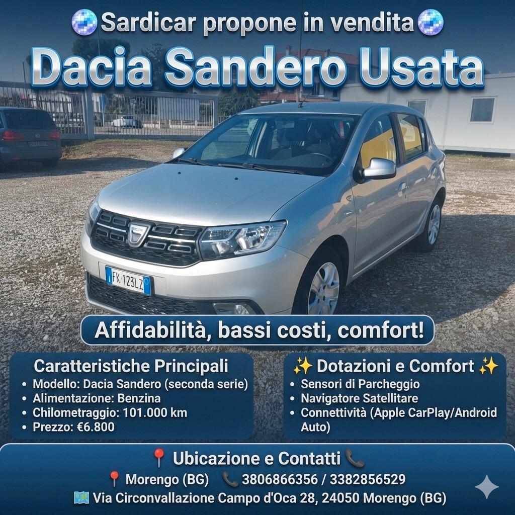 Dacia Sandero 0.9 TCe 12V 90CV Start&Stop Lauréate
