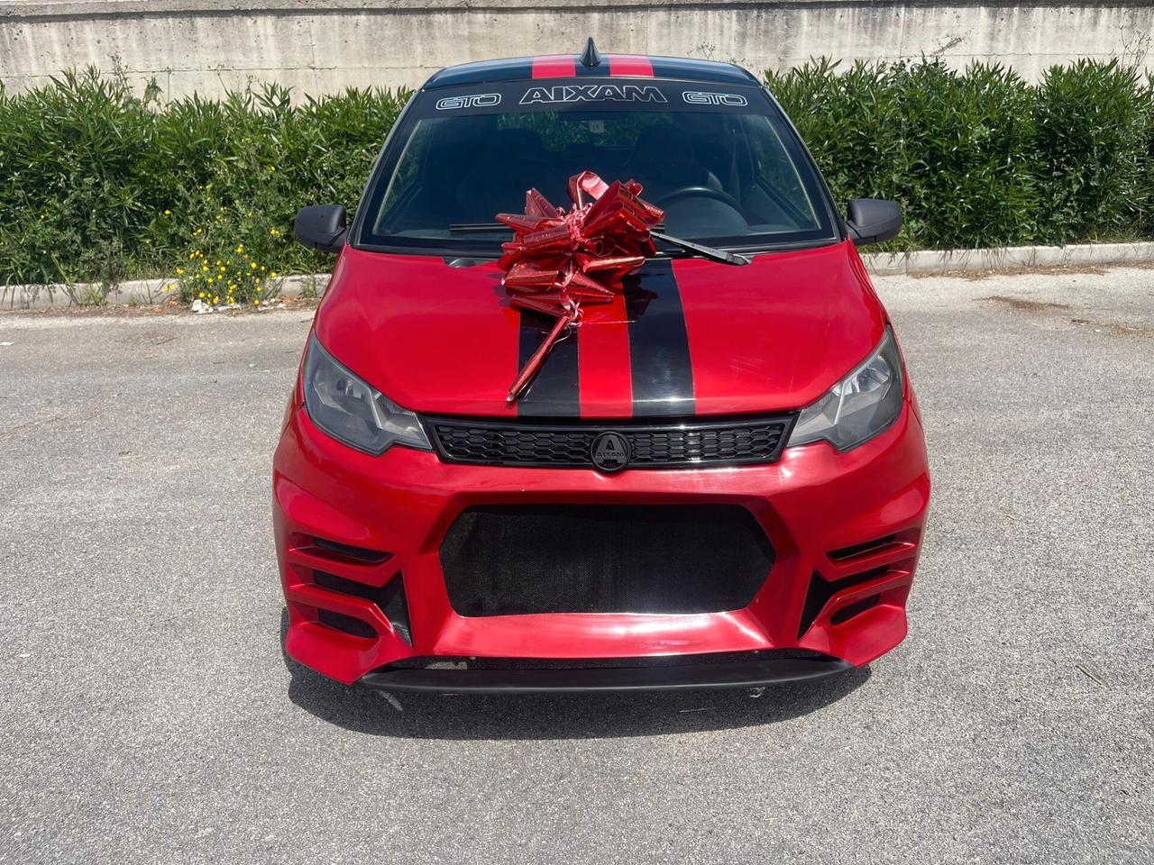 Minicar Aixam City GTO red TUNING
