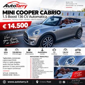 Mini 1.5 Cooper Boost Cabrio 136cv automatica