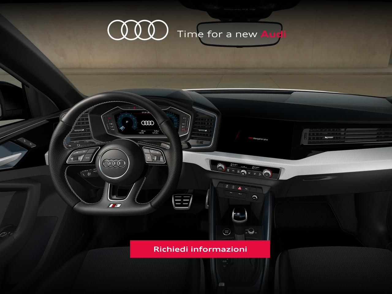 Audi A1 sportback 30 1.0 tfsi identity black 116cv s-tronic