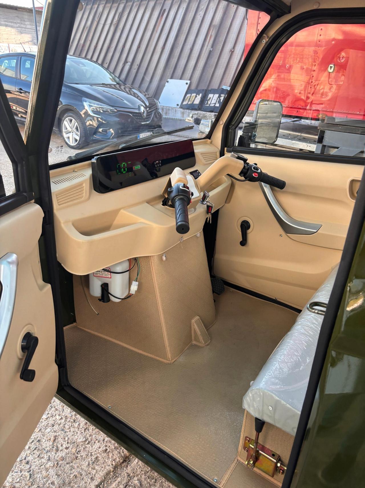 E- CARRO CABIN - MOTOCARRO ELETTRICO CABINATO RIBALTABILE