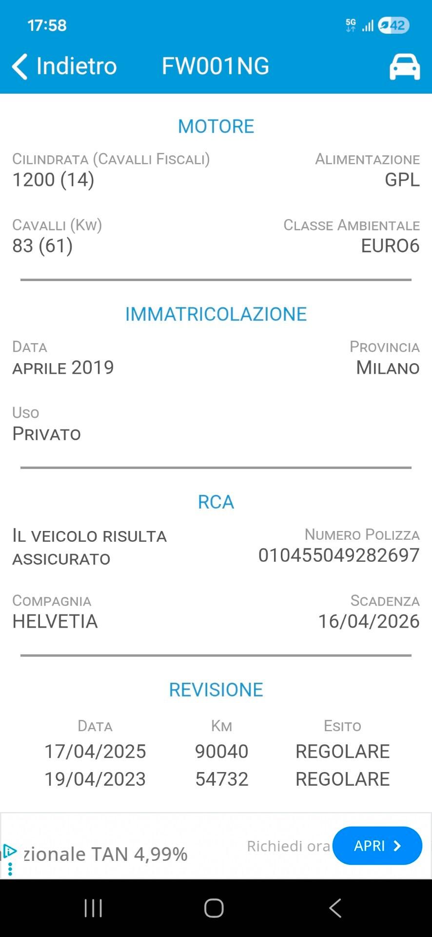 Mahindra KUV100 1.2 VVT M-Bifuel(GPL) K6+ PREZZO REALE!UNICO PROPRIETARIO! TUTTI I TAGLIANDI!