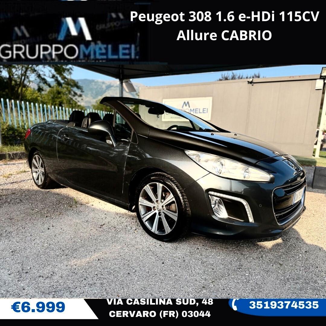 Peugeot 308 1.6 e-HDi 115CV Allure CABRIO