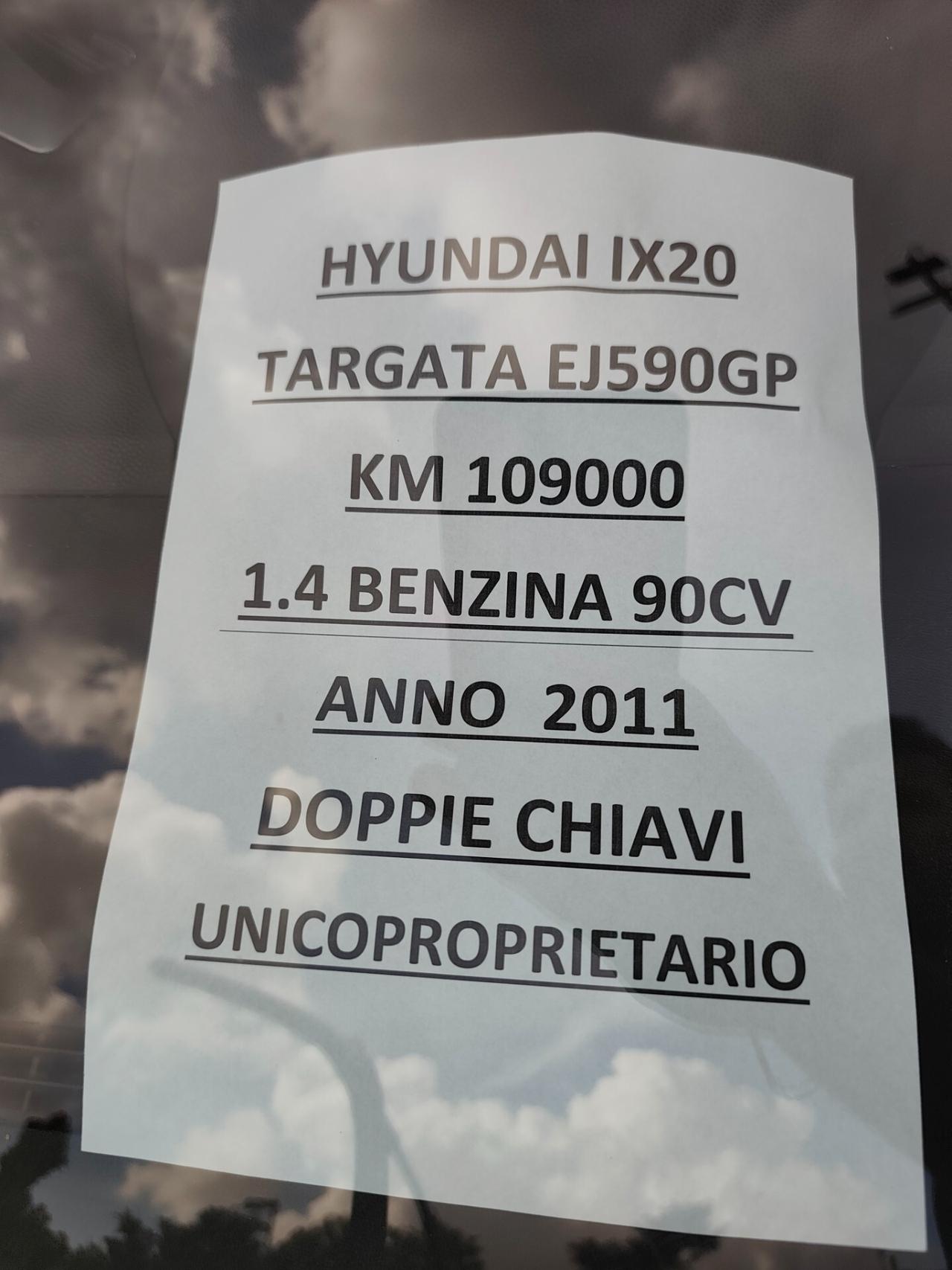 Hyundai iX20 1.4 BENZINA km 109000