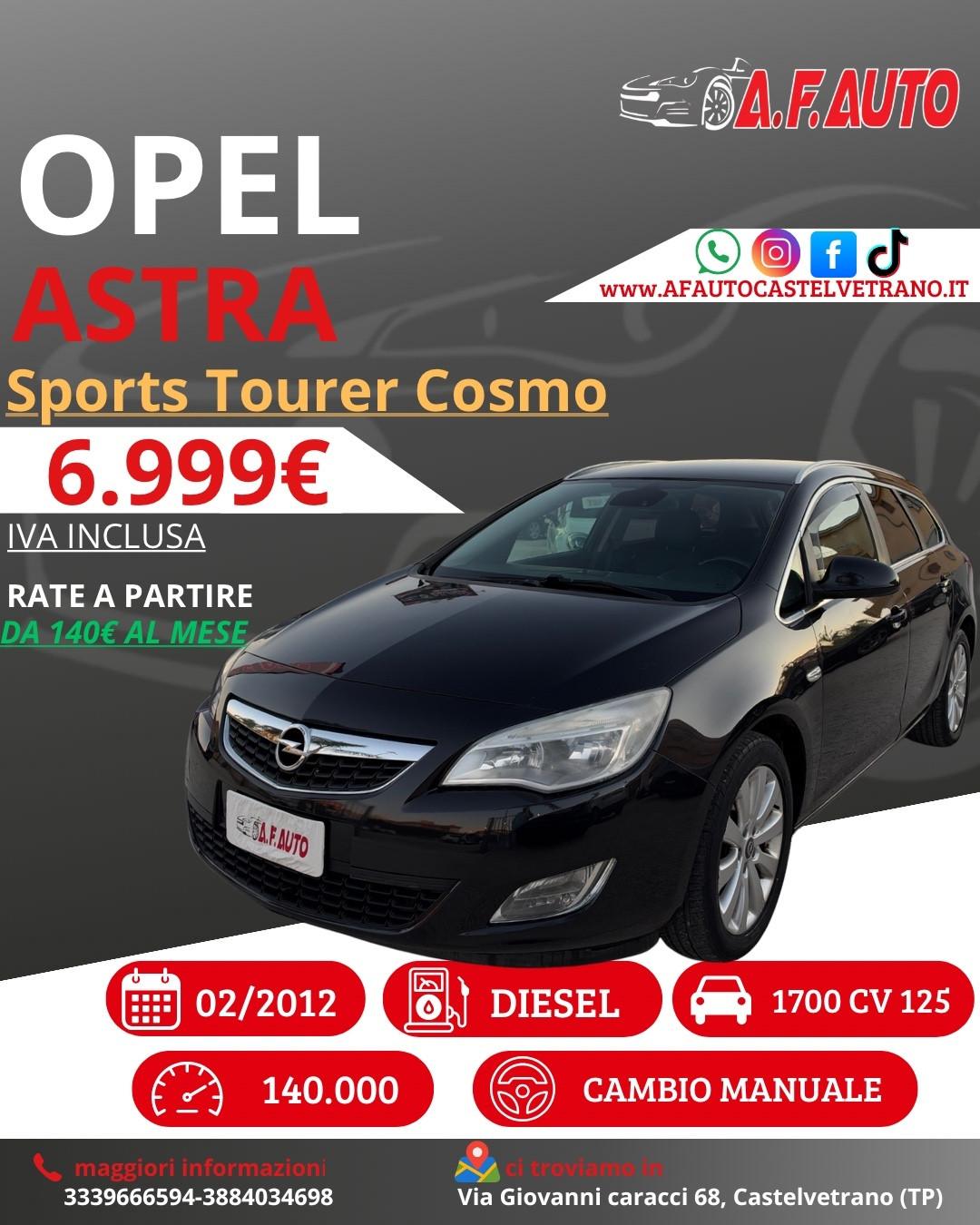 Opel Astra 1.7 CDTI 125CV Sports Tourer Cosmo