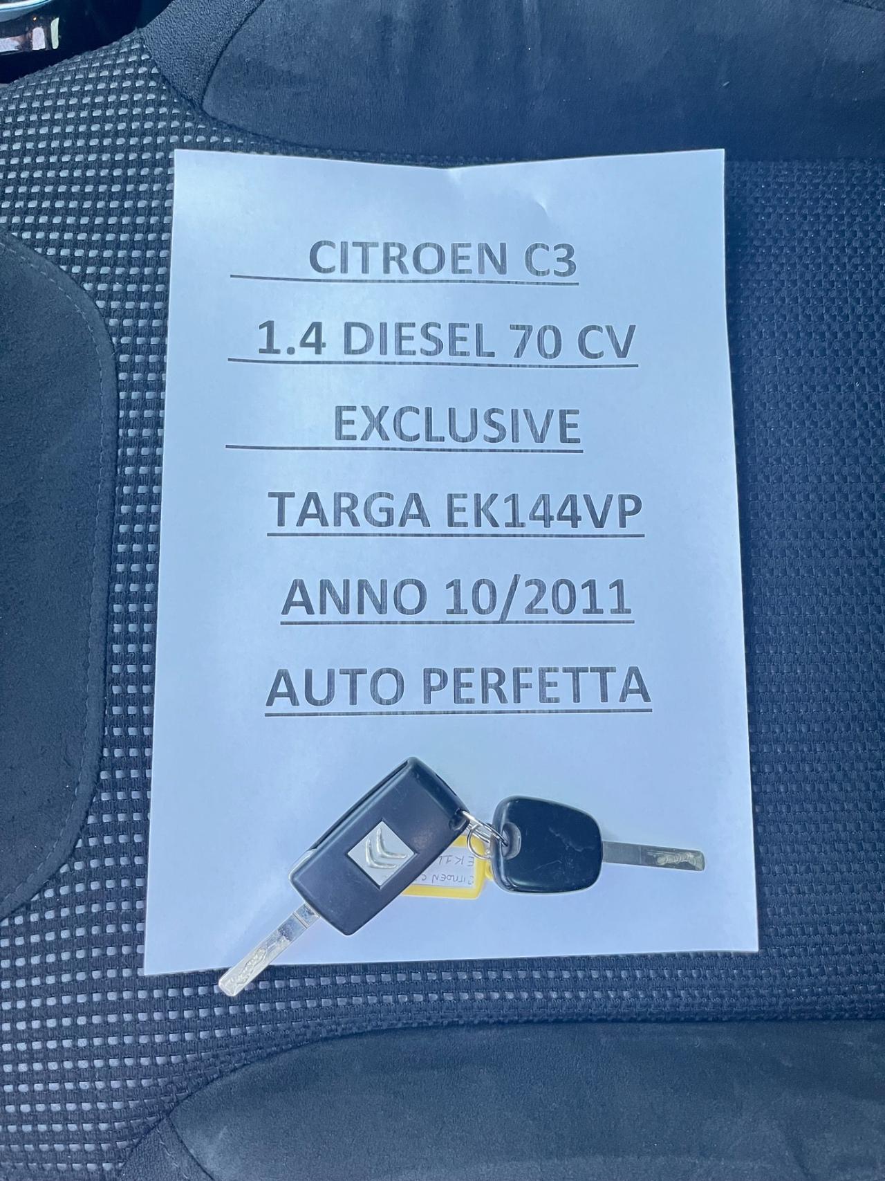 Citroen C3 1.4 HDi 70 Exclusive “ km 120.000”