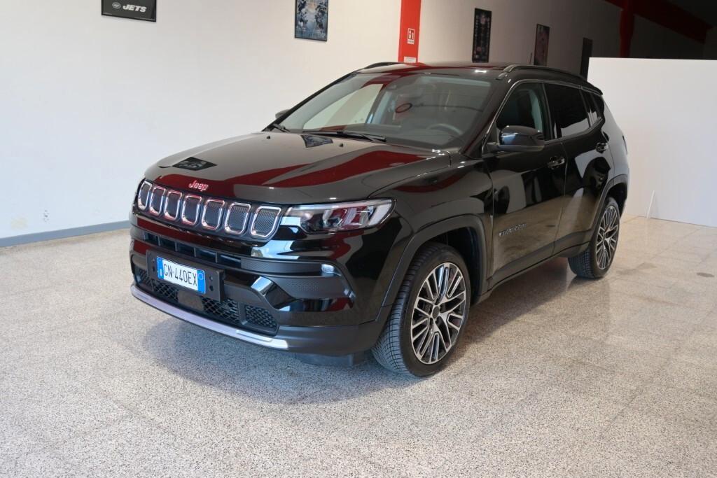 JEEP COMPASS 1.6 M-JET 16V 130CV 6M. 2WD LIMITED ( FARI LED - TETTO PANORAMICO APR. - COCKPIT - ADAPTIVE CRUISE - MIRROR - TELECAMERA POST. - CERCHI 19 )