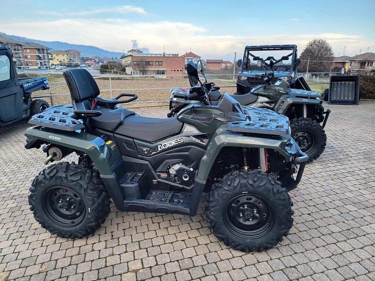 QUAD AGRICOLO AODES ODES 650 TARGA GIALLA