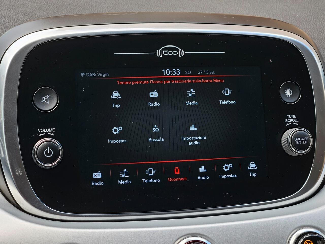 FIAT 500X 1300 MJT CONNECT CHILOMETRI CERTIFICATI