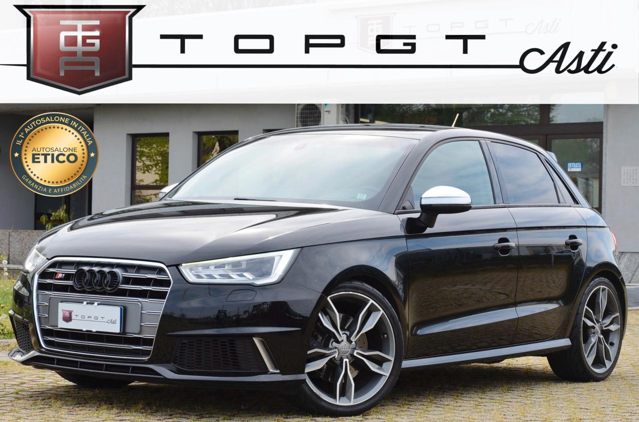 AUDI S1 SPORTBACK 2.0 TFSI QUATTRO 231cv 5p, UFF ITALIANA, KEYLESS, XENO, SEDILI IN PELLE, 18", PERMUTE