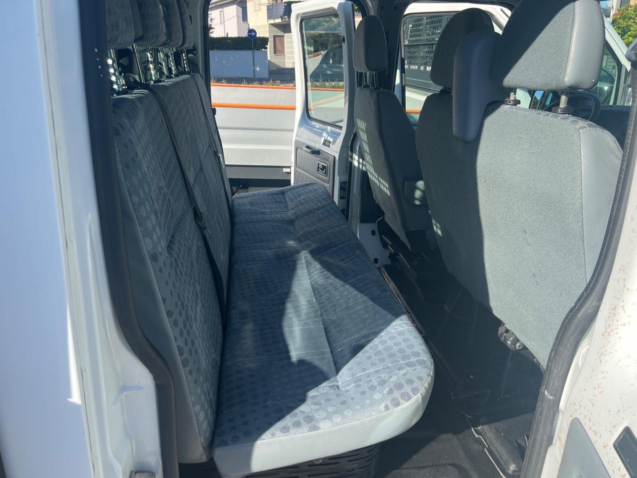 Ford Transit Doppia Cabina Con Cassone Fisso 7 Post MOT. NUOVO