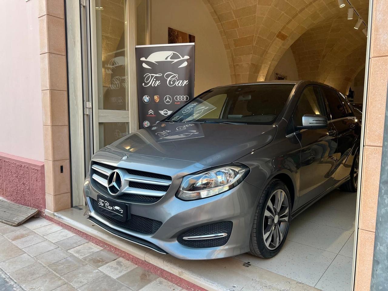 MERCEDES CLASSE B 160 1.5 SPORT 90CV NAVI CAM OK NEOPATENTATI ANNO 2016