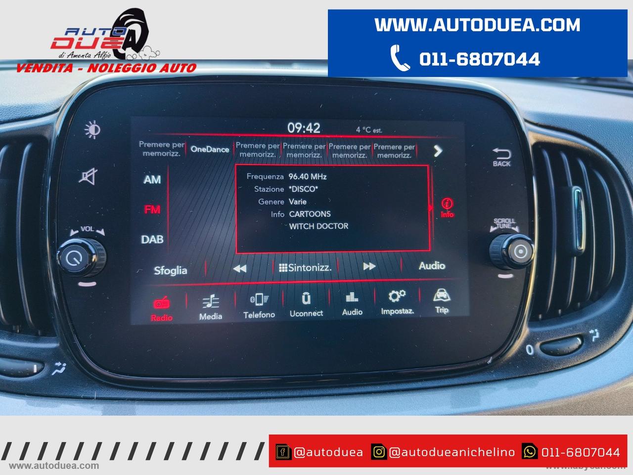 FIAT 500 1.0 Hybrid Club NO VINCOLI