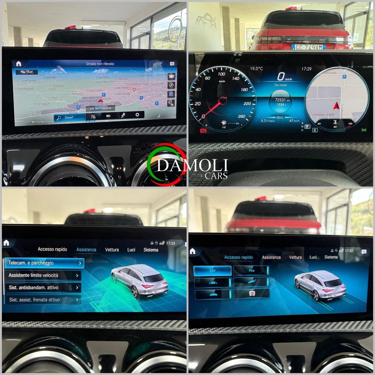 MERCEDES-BENZ CLA 180D SHOOTING BRAKE AUTO TETTO -