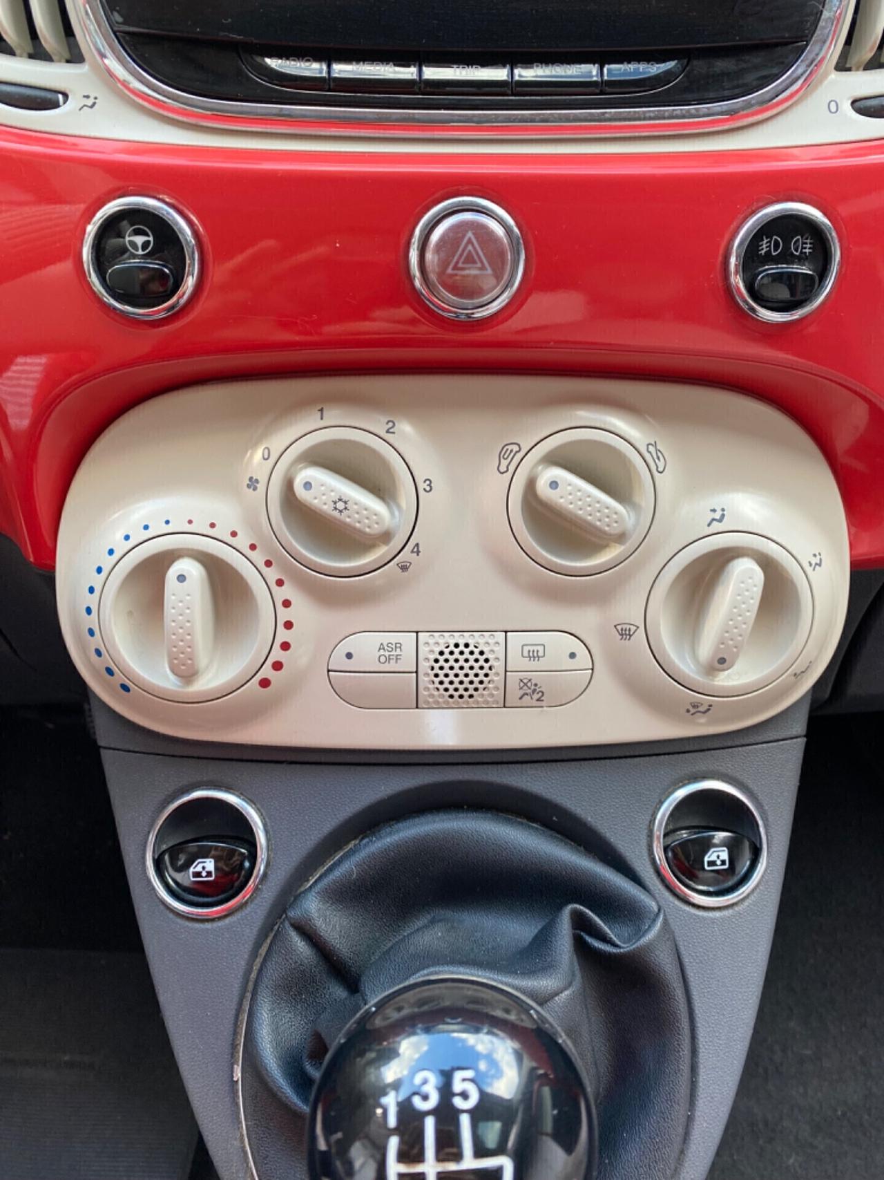 Fiat 500 1.2 GPL 69cv Lounge - ROSSO CORALLO