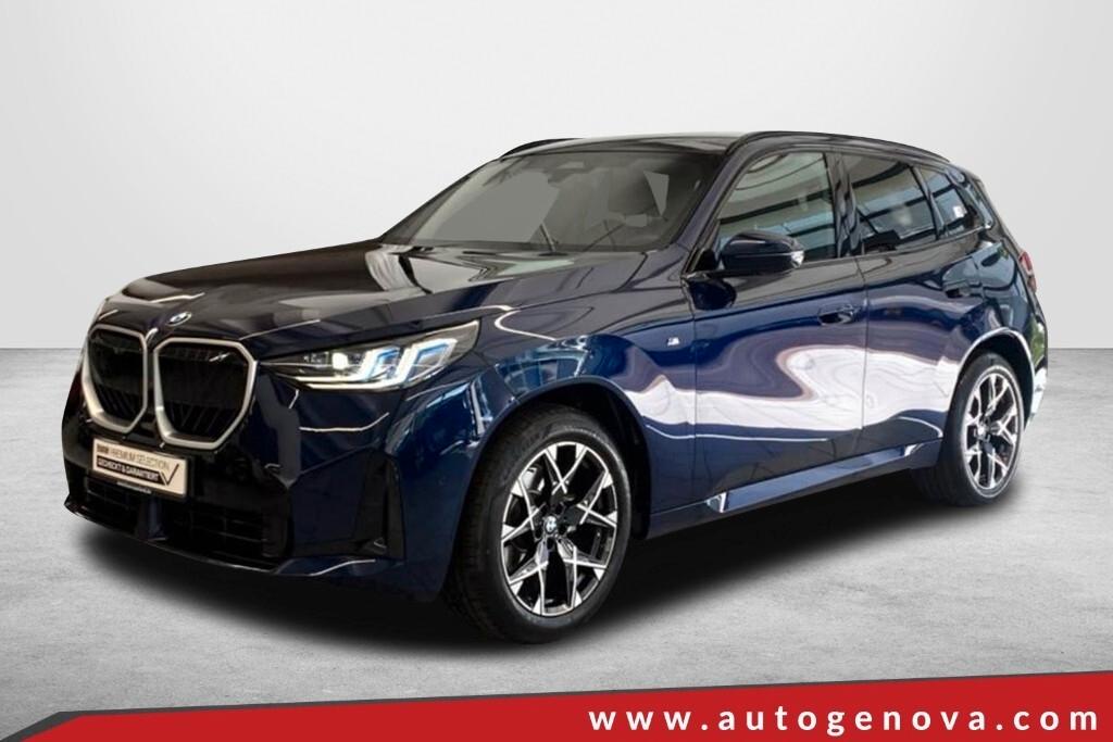 BMW X3 NEW 20D 197CV STEPTRONIC 48V X-DRIVE MSPORT ( FARI LED ADATTIVI - CURVED DISPLAY - PELLE - AMBIENT LIGHTS - CRUISE - NAVI - MIRROR - PARK ASSISTANT - TELECAMERA POST. - CERCHI 19 )