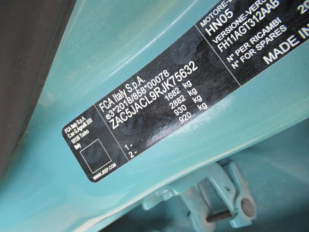 JEEP AVENGER 1.2 TURBO 100CV 6M. ALTITUDE ( FARI LED - COCKPIT - MIRROR - SENSORI POST. )