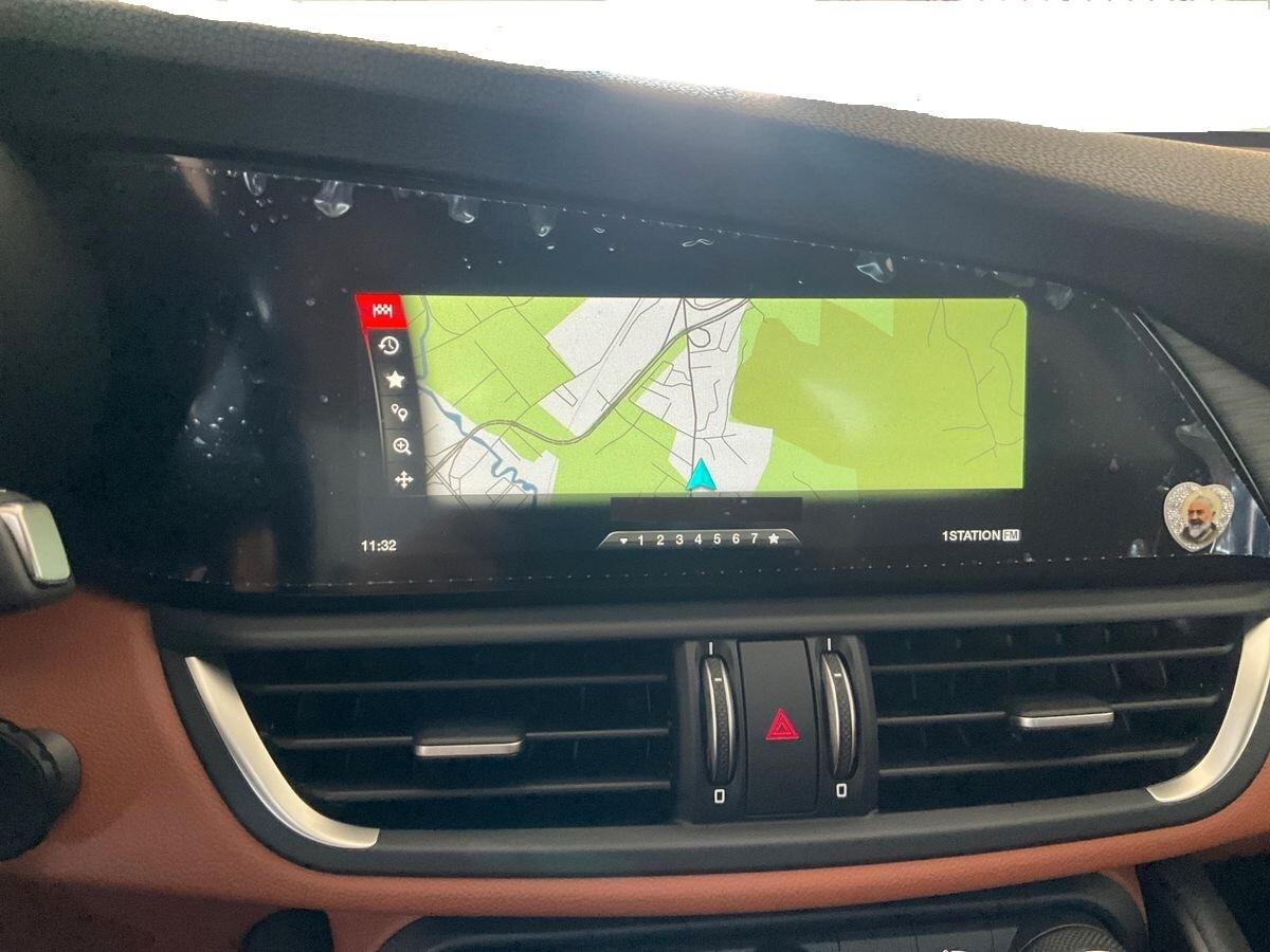 Alfa Romeo Giulia 2.2 DIESEL 180 CV SUPER KM38000 UFFICIALE ITALIANA UNICO PROPRIETARIO+BIXENO+NAVI+PELLE