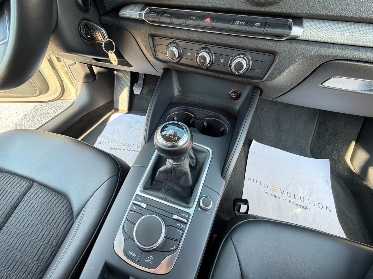 Audi A3 Sportback 1.6 TDI 105 cv 125.450 km unico proprietario