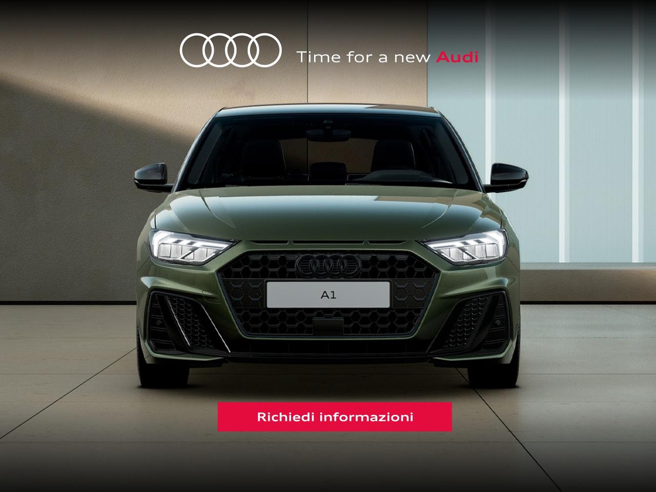 Audi A1 sportback 30 1.0 tfsi identity black 116cv s-tronic