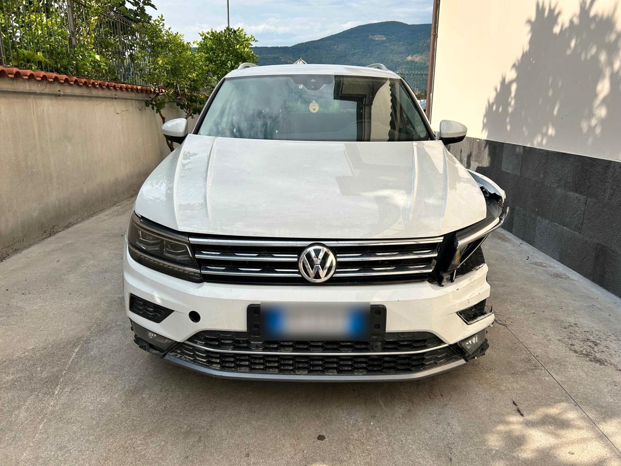 VW Tiguan 2.0 TDI 150CV DSG - 2017 Incidentata