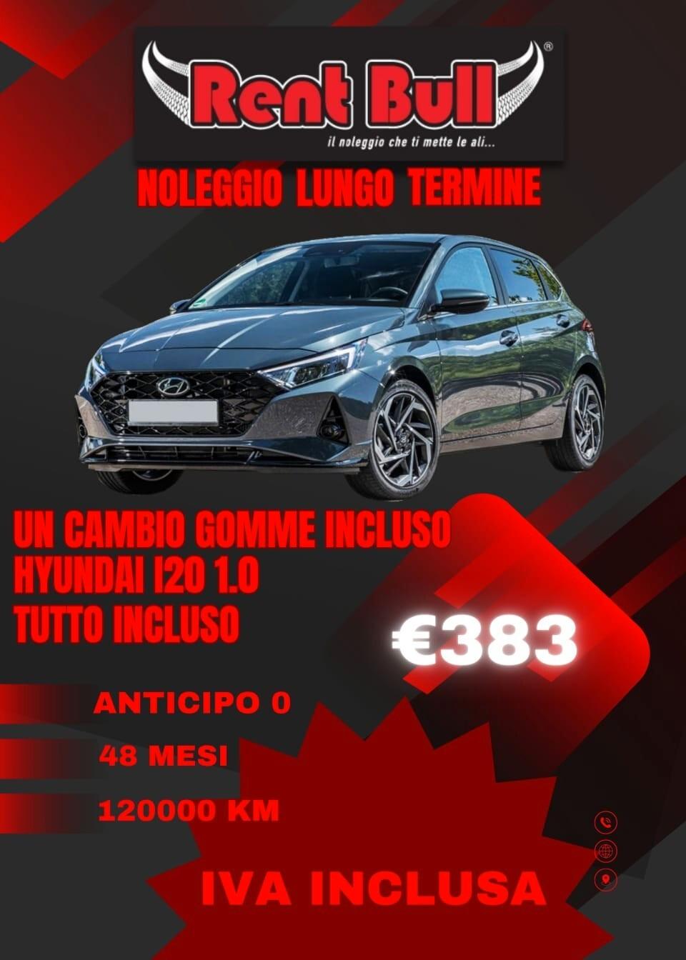 NOLEGGIO A LUNGO TERMINE HYUNDAI I20