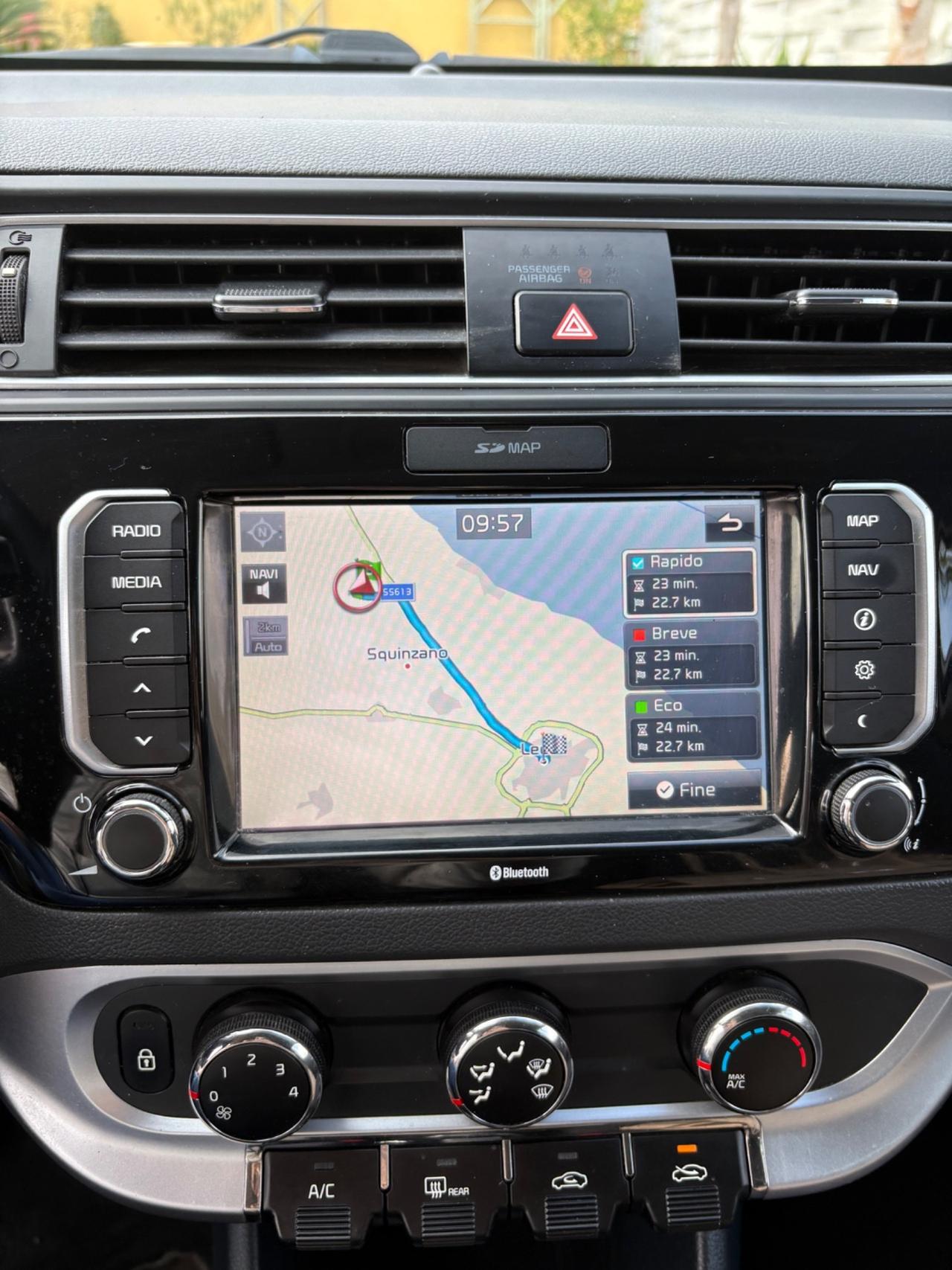 Kia Rio 1.1 diesel 5p. Navigazione