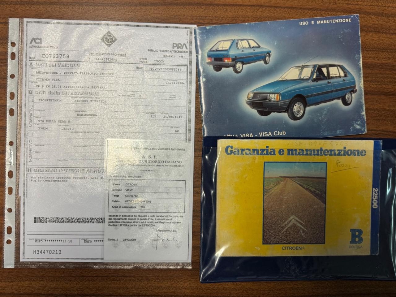 Citroën Visa – Auto Funzionante - Prima Vernice - Asi