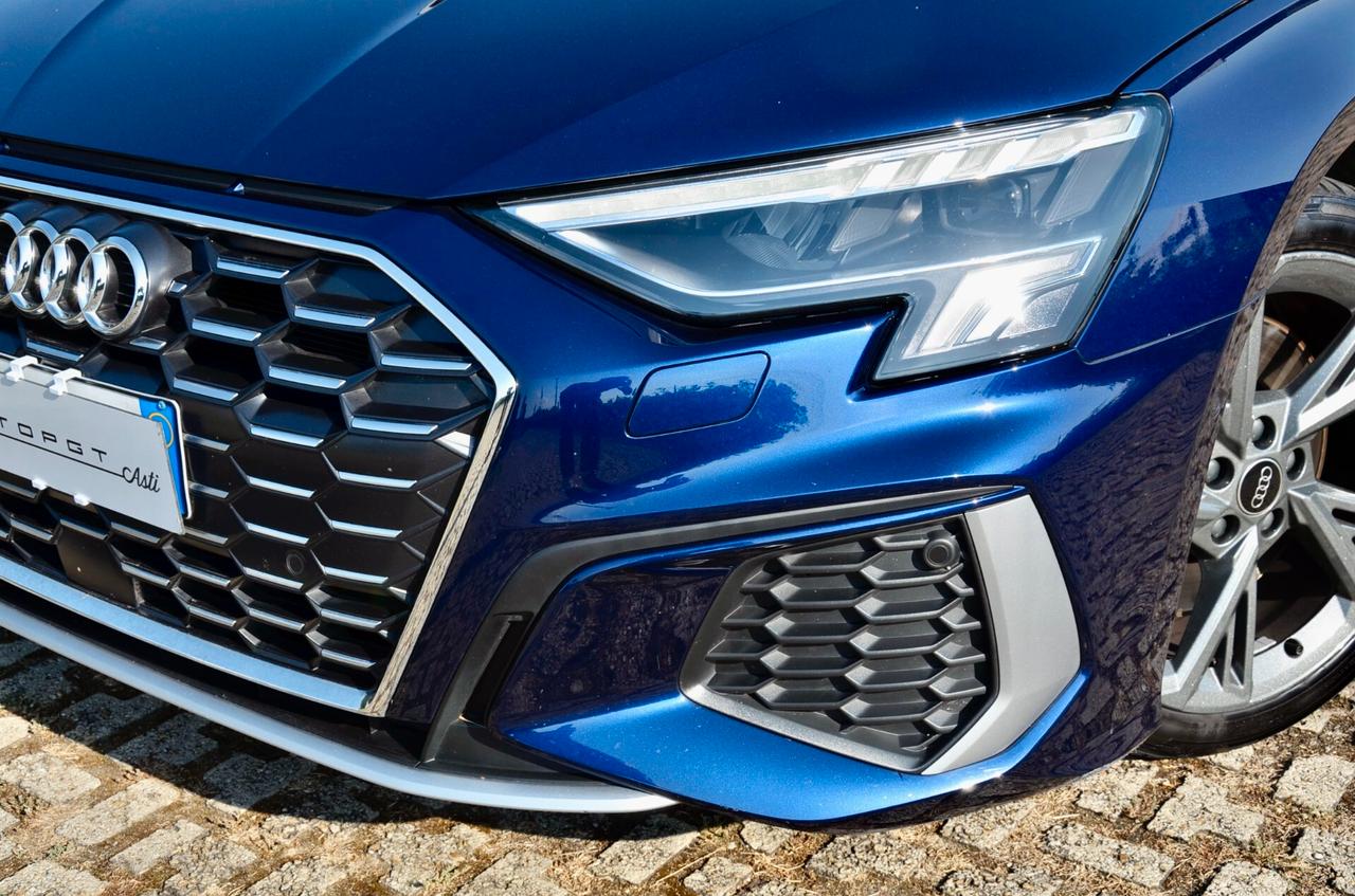 AUDI S3 SPORTBACK 2.0 TFSI QUATTRO S-TRONIC 310cv, UNICOPROPRIETARIO, SERVICE AUDI, EURO 6D, FARI LED, NAVI, PERMUTE