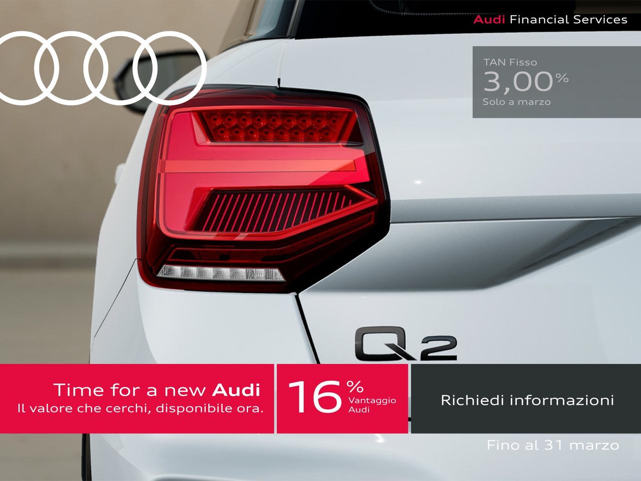 Audi Q2 35 2.0 tdi identity black s-tronic