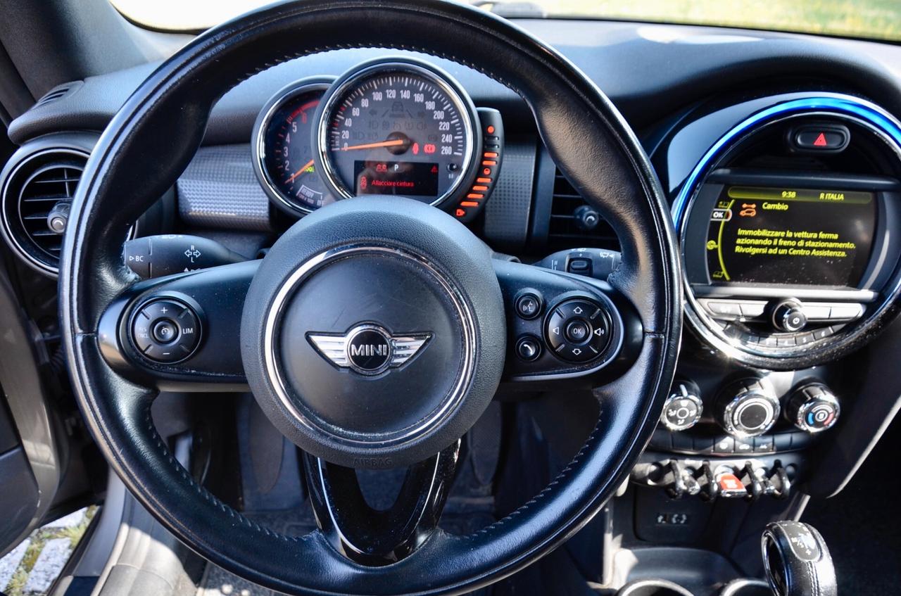 MINI COOPER D CABRIO 2.0 116cv AUTO, UFF ITALIANA, EURO 6B, RING COLORATO, LUCI AMBIENTE, NAVI, PERMUTE