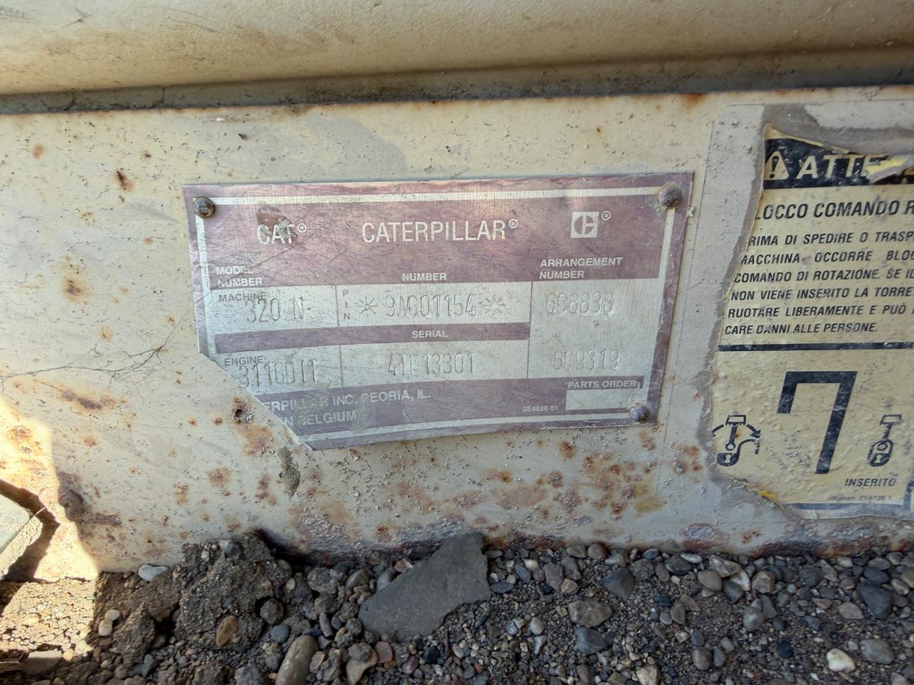 Cat Caterpillar 320 Braccio Triplice