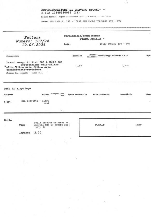 Fiat 500L 1.4 95cv UnicoProp.27700Km