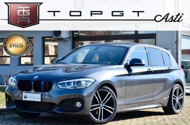 BMW 118d MSPORT 150cv AUT, UFF ITALIANA, EURO 6D, FARI FULL LED, PELLE, 18", PERMUTE