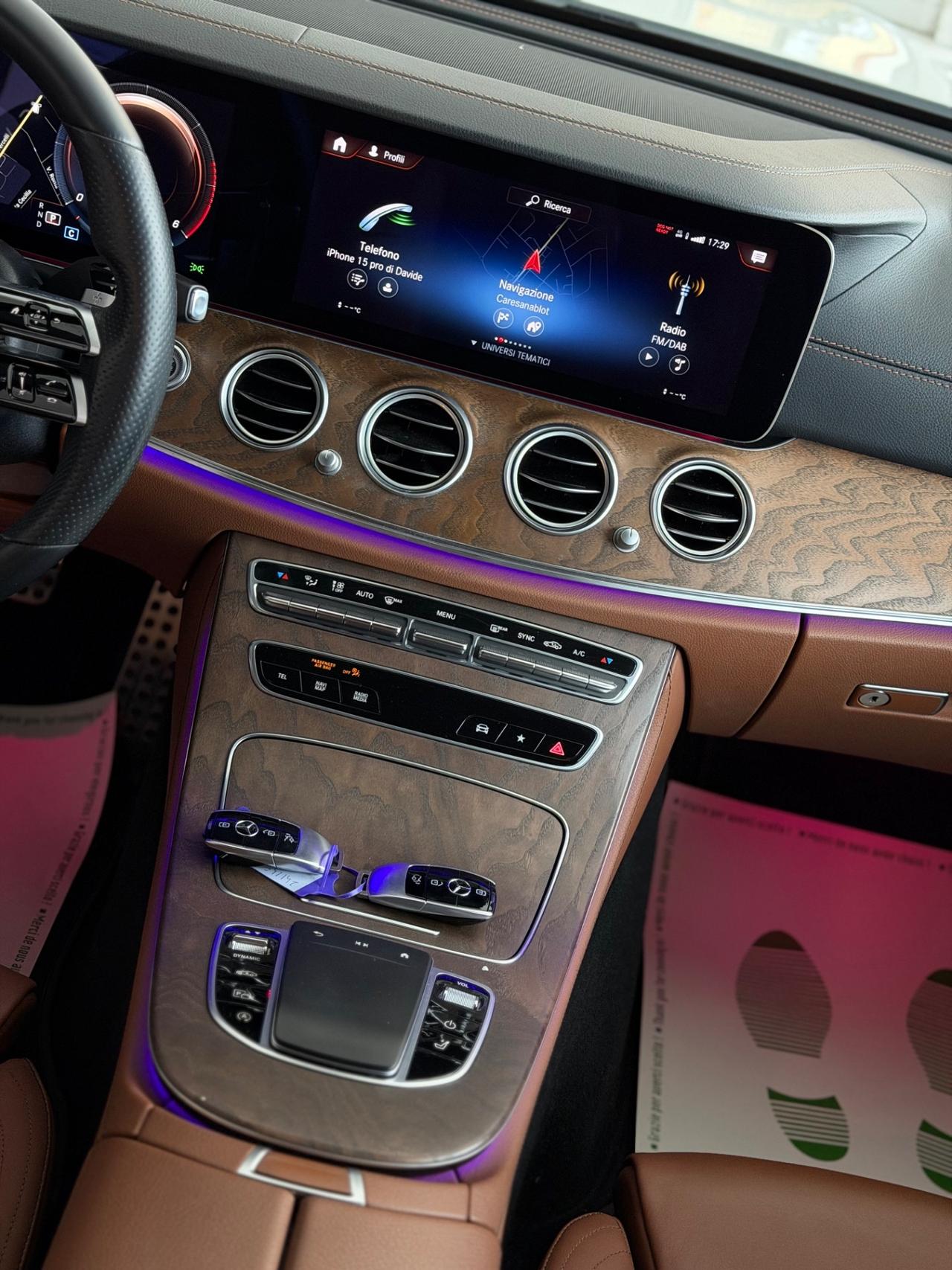 M.B E 300 d 4Matic 265cv Premium Plus PELLE TABACCO