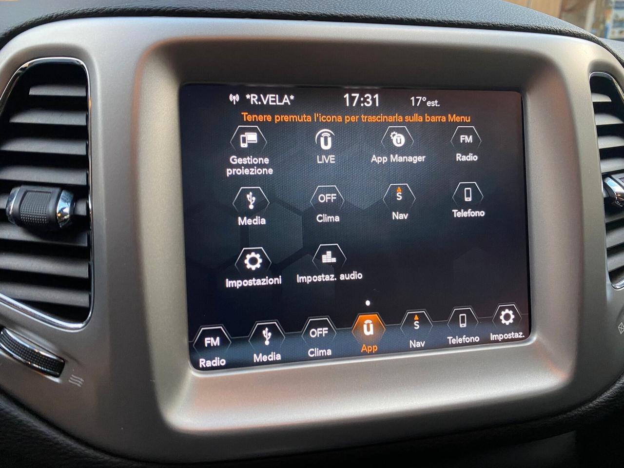 Jeep Compass 1.6 Multijet 12/2019 KM 139000