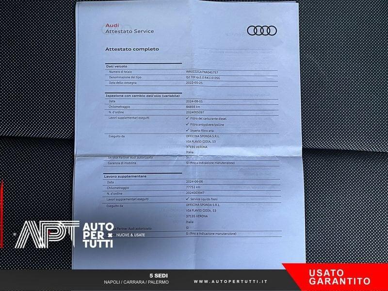 Audi Q2 Q2 35 2.0 tdi Admired Advanced quattro s-tronic