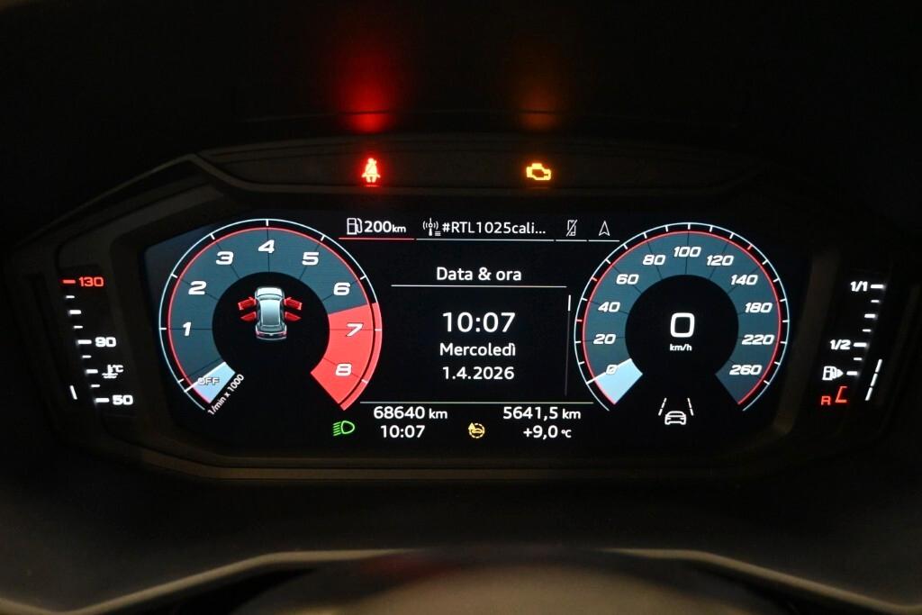 AUDI A1 SPORTBACK 25 TFSI 95CV ATTRACTION ( ADAPTIVE CRUISE - VIRTUAL COCKPIT - NAVI - MIRROR - PDC )