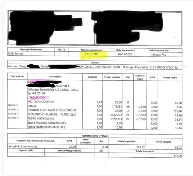 FORD Ranger 2.0 170cv Double cab WOLFTRAK *IVA ESPOSTA*