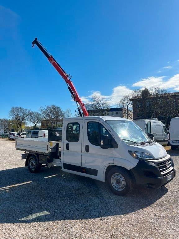 Fiat Ducato MAXI 6+1 35 LH1 2.3 Mjet 140CV Cassone Gru Fassi