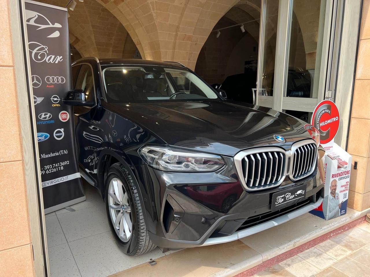 BMW X3 20D X-DRIVE X-LINE MHEV 190CV PELLE NAVI CAM ANNO 2022