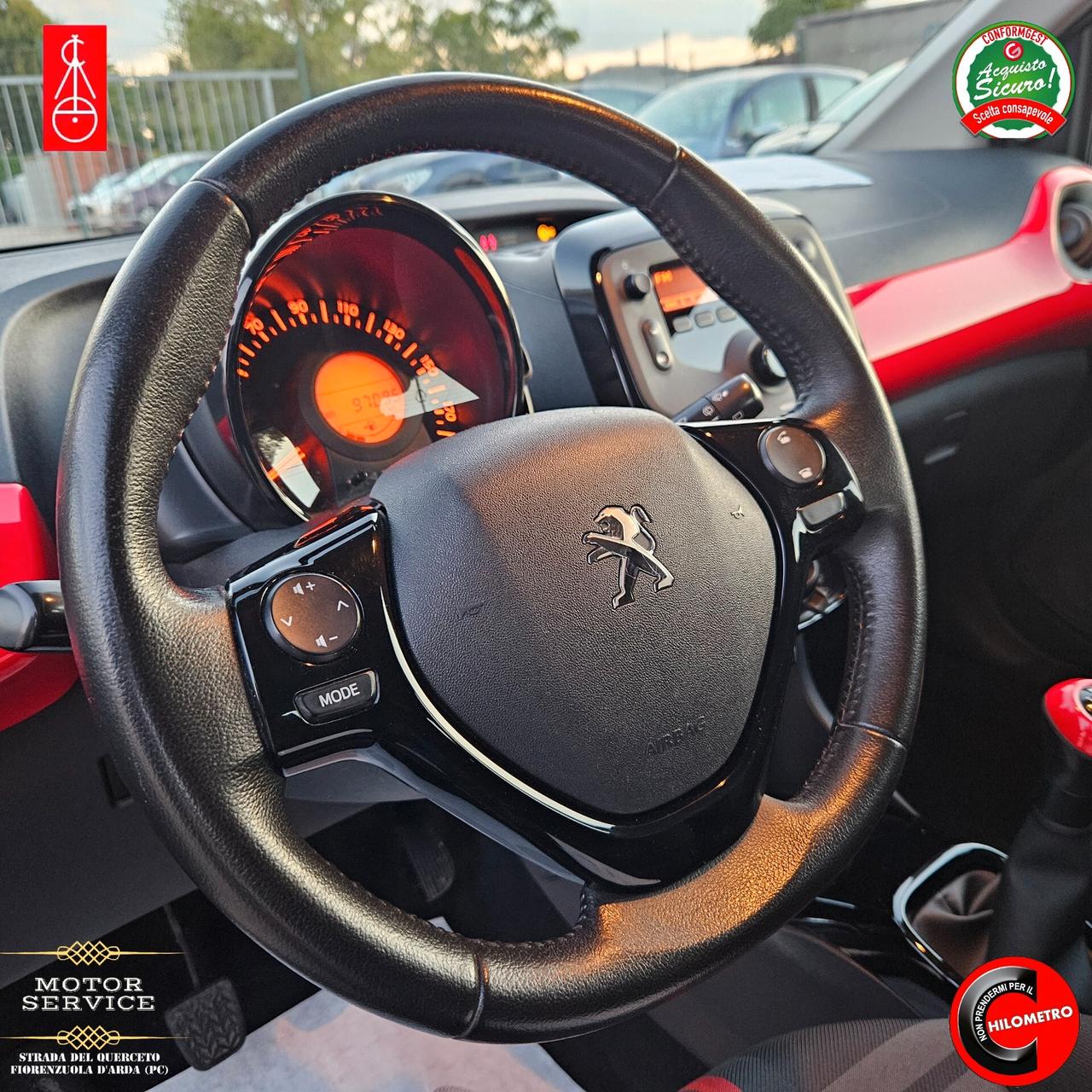Peugeot 108 1.2 benzina 82cv 5 porte da 89€ mese