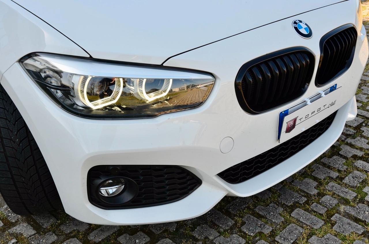 BMW 118d 2.0 MSPORT 150cv AUT, UNICOPROPRIETARIO, SERVICE BMW, UFF ITALIANA, EURO 6C, FULL LED, PELLE, PERMUTE