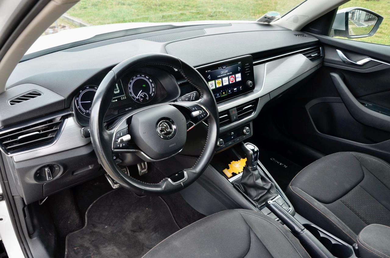 SKODA KAMIQ 1.0 TSI SCOUTLINE 110cv DSG, UNICO UTILIZZATORE, SERVICE SKODA, UFF ITALIANA, CRYSTAL LIGHTING, RETROCAMERA, PERMUTE