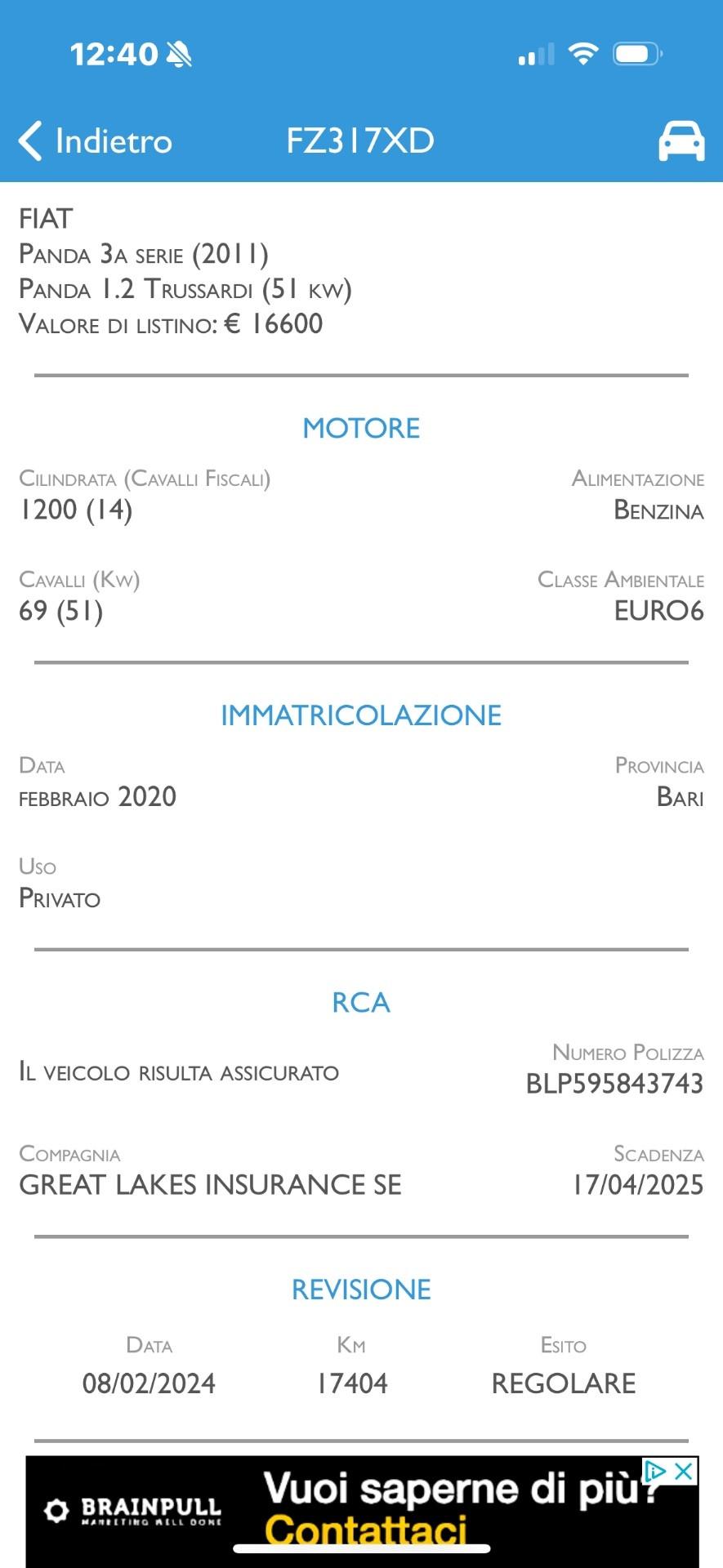Fiat Panda 1.2 Pop