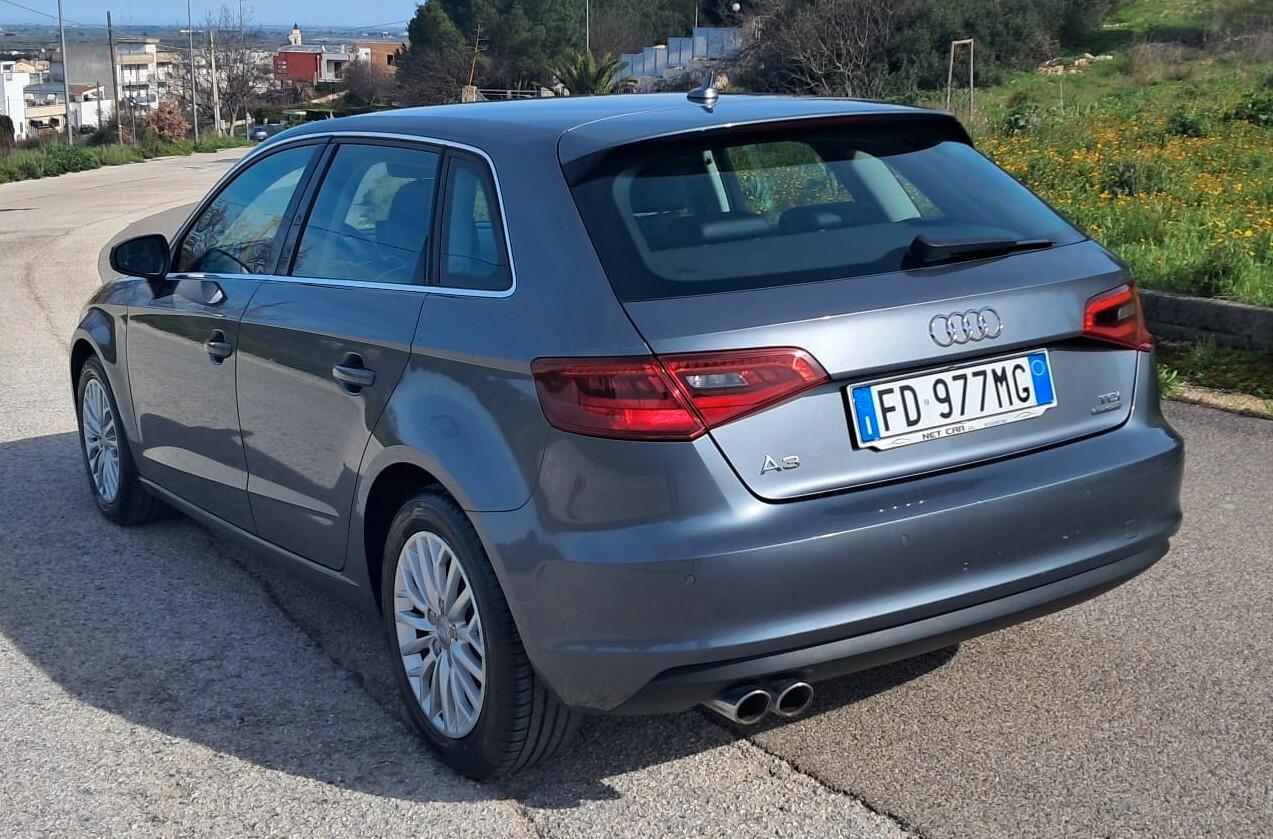 Audi A3 2.0 TDI 150Cv clean diesel quattro edition Sportback