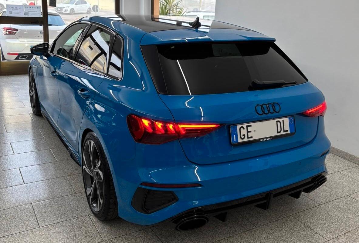 Audi A3 Sportback 45 TFSIe S line S-Tronic 245CV PLUG IN allestimento RS3